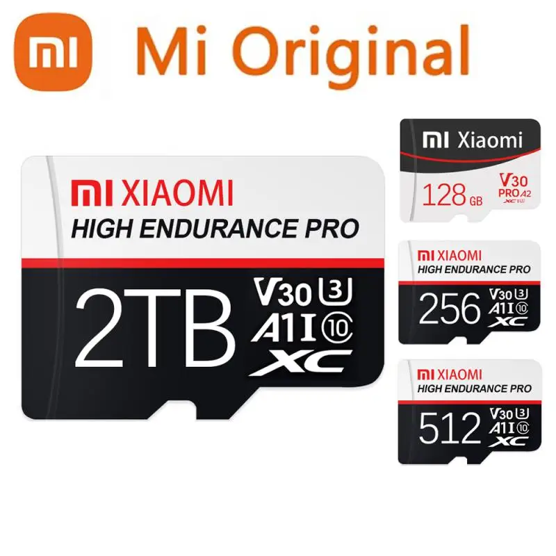 Xiaomi-tarjeta Micro TF SD Original, 2TB, 1TB, 128GB, 256GB, 512GB, Mini tarjeta de memoria Clase 10 para cámara/teléfono, Ps4, Ps5