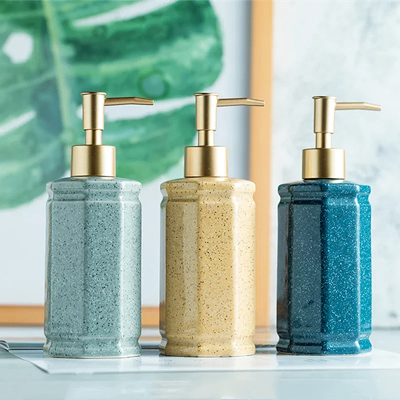 

Бутылка дезинфицирующего средства для рук, керамические бутылки для лосьона, дозатор мыла, бутылка геля для душа, бутылки для шампуня, домашний декор, аксессуары для ванной комнаты