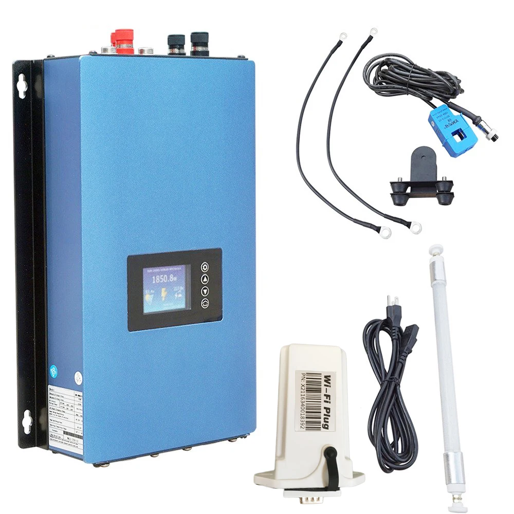 

MPPT Чистая синусоида Wind On Grid Tie Инвертор с WIFI 1KW 2KW 24V 48V 60V 72V Для ветряной мельницы 1000W 2000W Генератор ветряной турбины