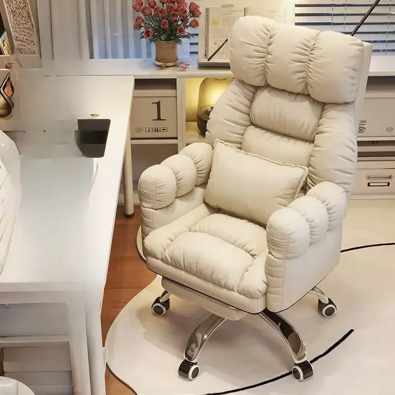 Elegant Luxury Office Chair Armrest Support Nordic Relaxing Design Gaming Chairs Recliner Computer Chaise Gamer Furniture Home