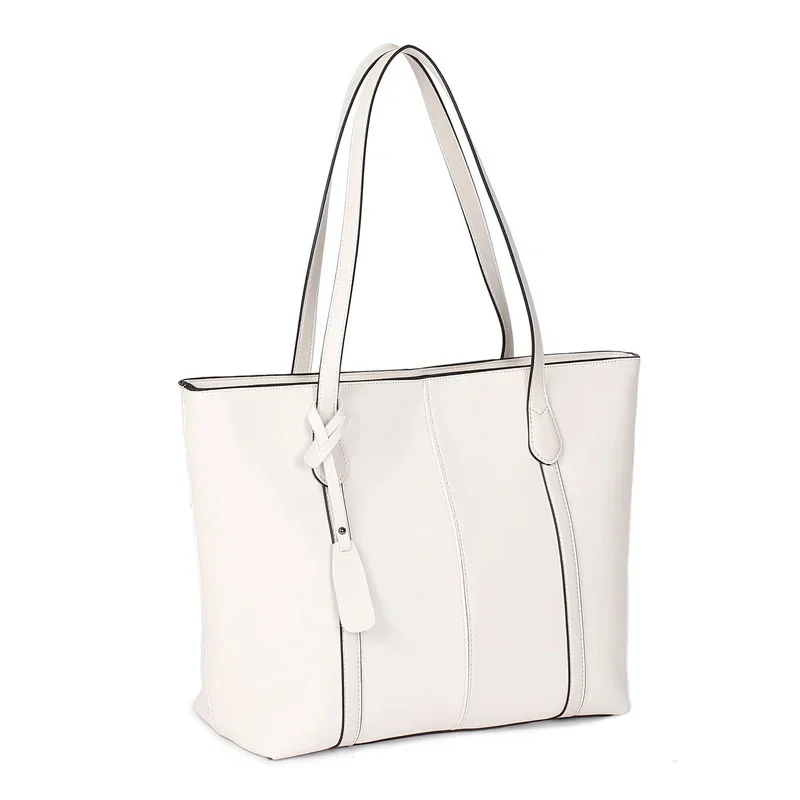 Female 2024 new euramerican style oil wax contracted leather shoulder of b/l ladies hand bags