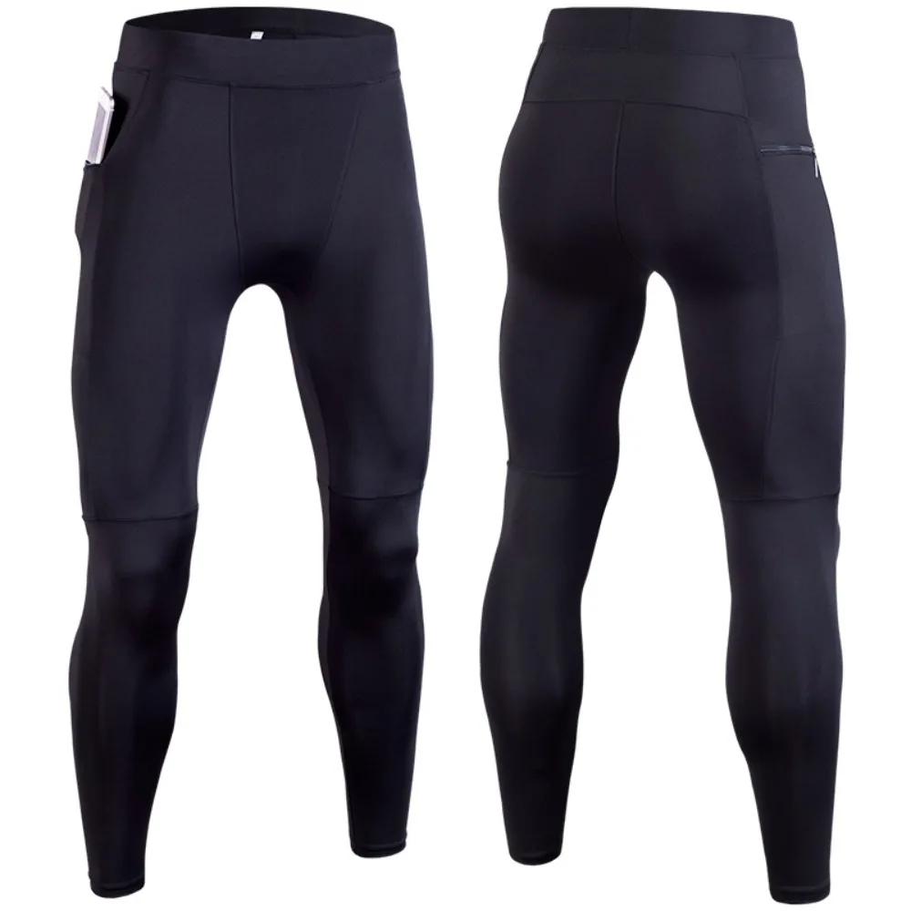

Quick Dry Mens Workout Pants Winter Running Basketball Training Tights Base Layer