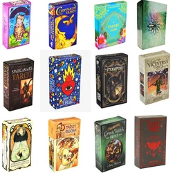 Hot 400 Stijl Tarot Kaarten Oracle Golden Art Nouveau De Groene Heks Universele Keltische Thelema Steampunk Tarot Board Deck Games