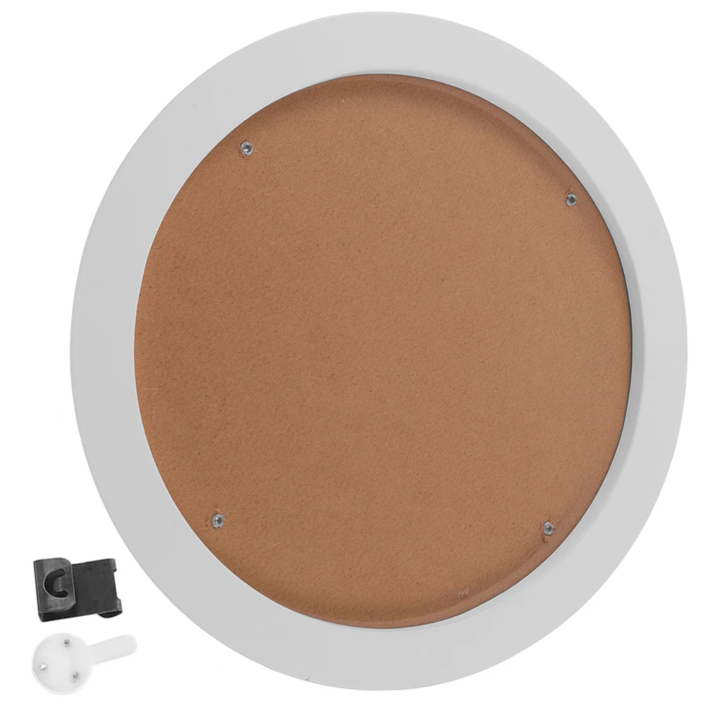 

Round Photo Frame Embroidery Hoop Black Wooden Needlework Cross Stitch Frame DIY Wall Decor Premium Material Bedroom Living Room
