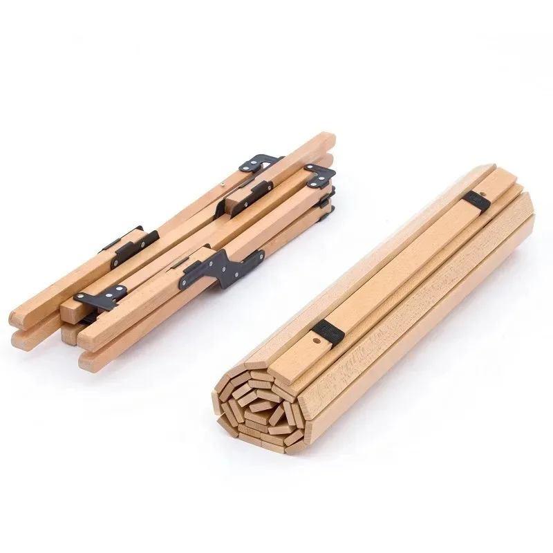 Low Height Outdoor Wooden Folding Portable Picnic Table with A Carry Bag for BBQ Picnic Party Camp Beach