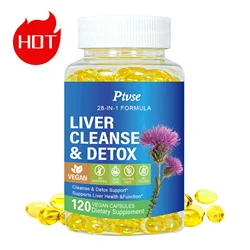 28-in-1 Liver Cleanse with Milk Thistle, Artichoke & Apple Cider Vinegar -Liver Cleanse Detox&Repair Heath Formula Liver Support