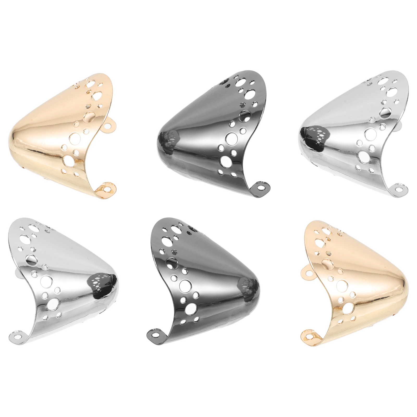 

3 Pairs High Heel Metal Toe Protectors Durable Pointed Shoe Covers Repair Accessories Lifespan Extension Fashion Enhancement