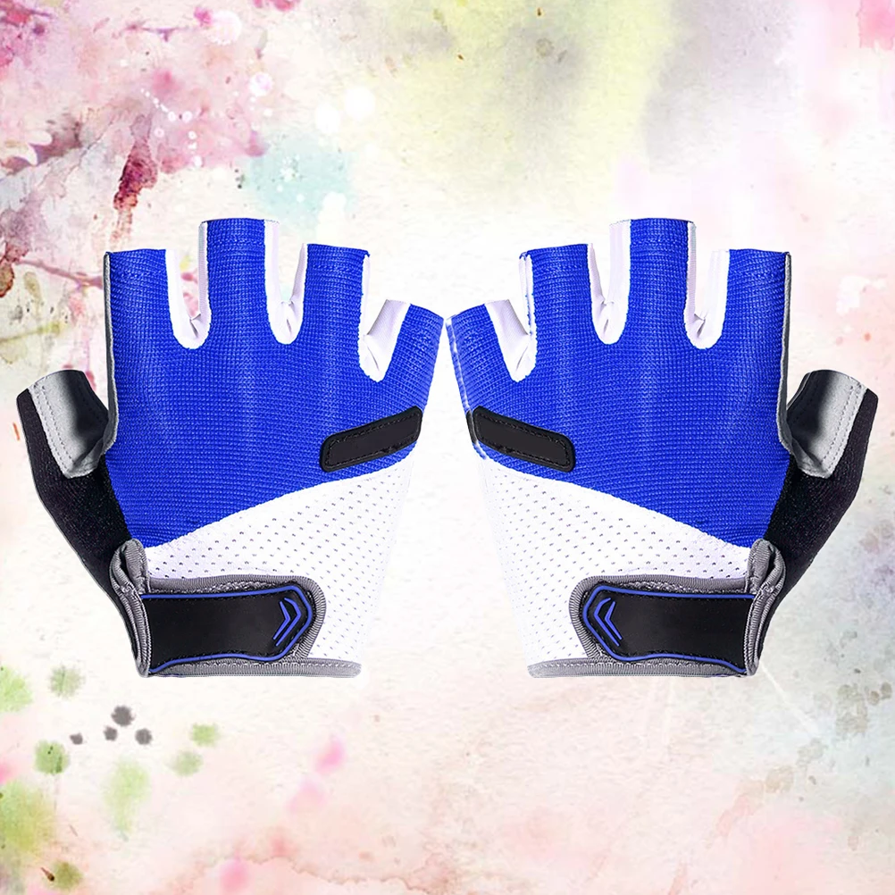 

Anti-slip Half Finger Gloves Unisex Breathable Shockproof Anti-sweat Cycling Gloves for Driving Biking Outdoor Sports Jogging