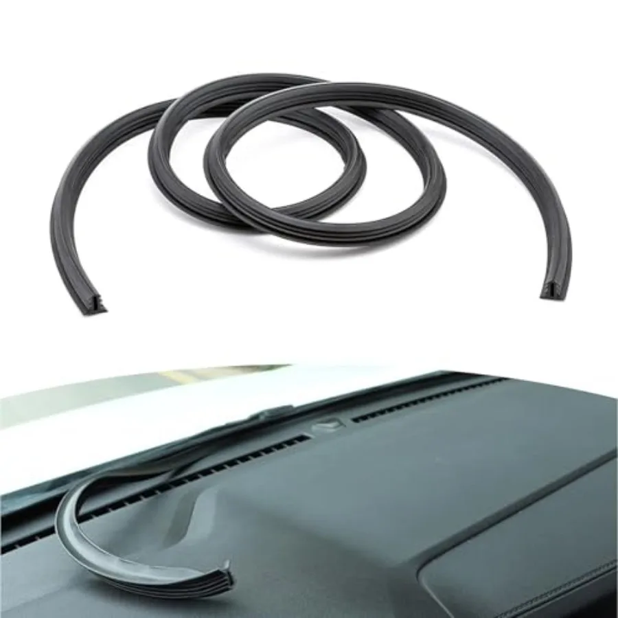 

Car Dashboard Seal Strip, Rubber Windshield Gap Blocker, 6.56Ft Cuttable Dashboard Sealing Protector, Universal for Most Cars B