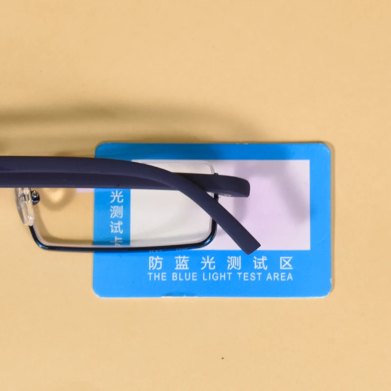 Metall Anti-Blau Licht Lesebrille Männer Halb Rahmen Brillen Männlichen Brillen Mit Fall + 125 + 175 + 225 + 275 + 300 + 350 – Detail 27