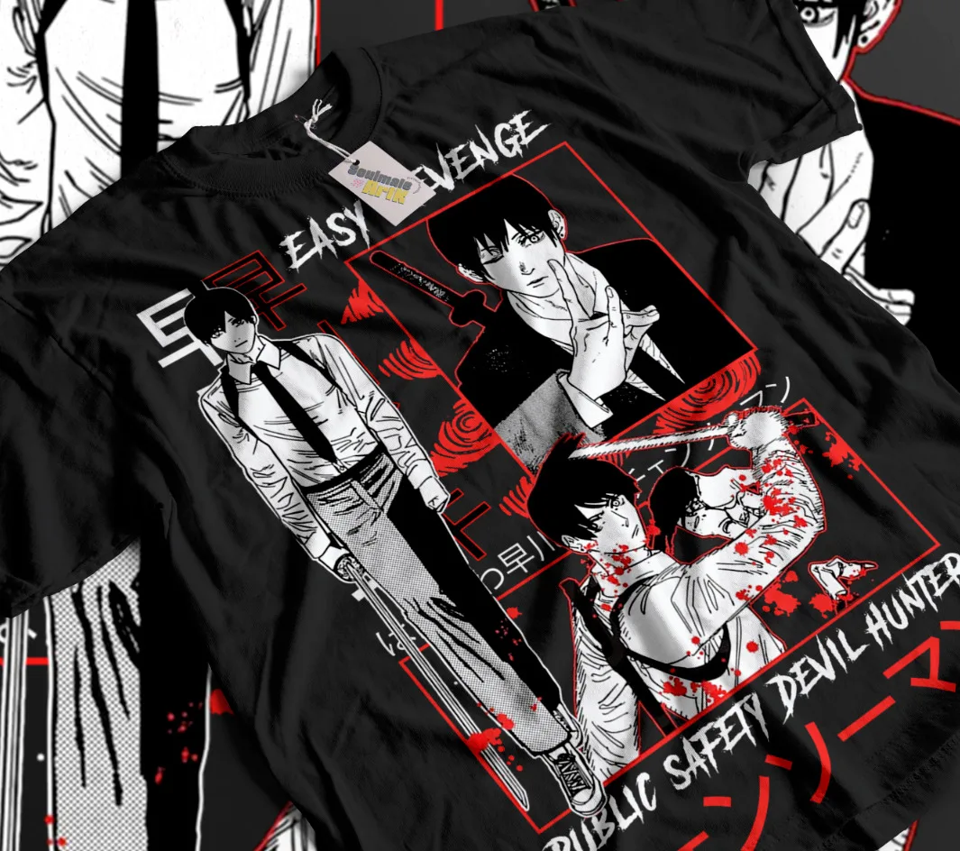 

Aki Hayakawa T-Shirt Anime Manga Chainsaw Man Unisex Shirt Soft Tee All Sizes