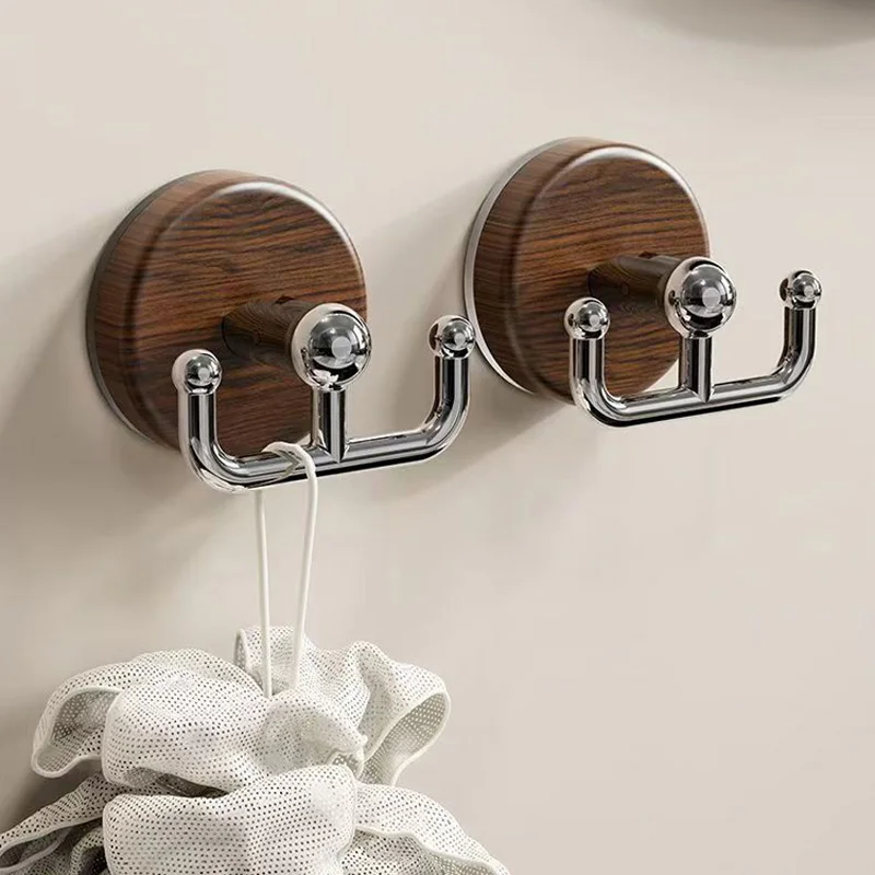 Vacuum Suction Cup Hooks Waterproof Wall Hook Hanger for Bathroom Kitchen Towel Storage Organizer Holder