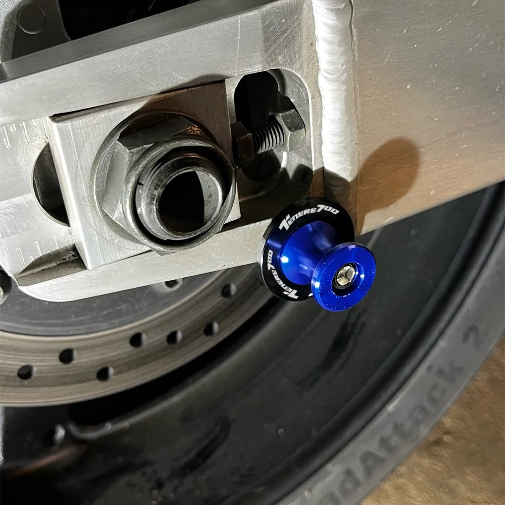 For YAMAHA Ténéré 700 Explore Tenere 700 T7 Rally World Raid 2022-2024 CNC Motorcycle Swingarm Spools Sliders Screw Tire Caps