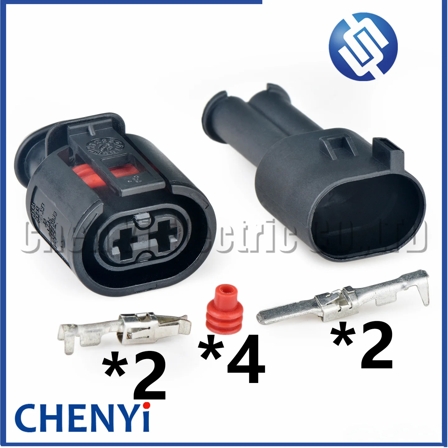 

2 Pin Automotive waterproof connector ABS sensor harness plug 357973202 6N0927997 357 973 202 6N0 927 997 For VW Audi Skoda