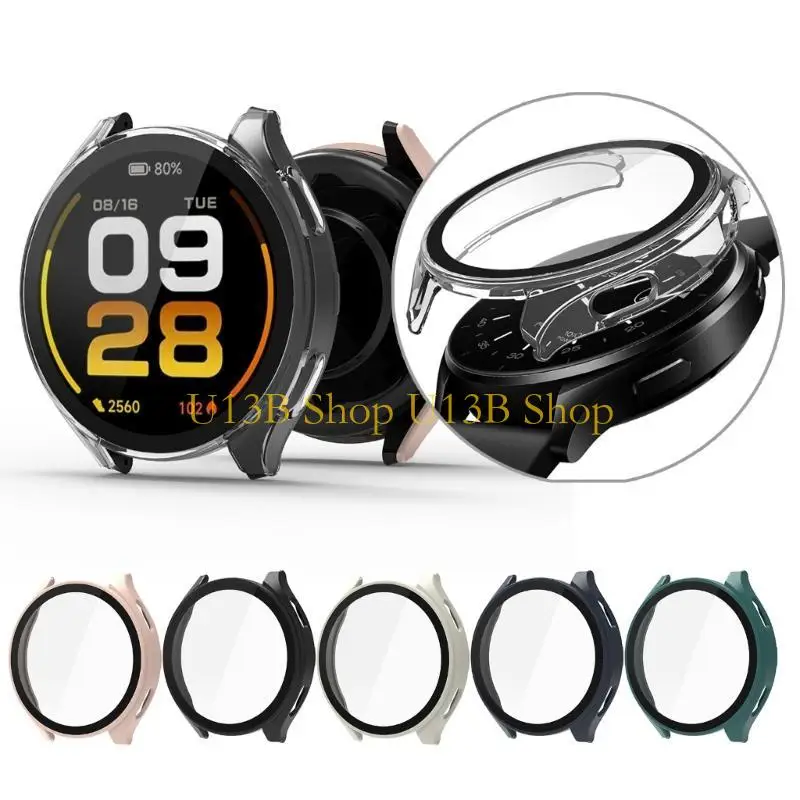 

U13B Wchatches Metrened Glass Protectors Bumper Eleve Full Copact Cover Cover Resistant PC корпус для Watch 2