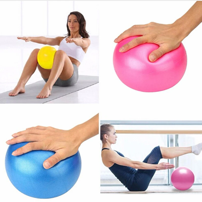 25cm Pilates Yoga Ball for Fitness Gymnastics Exercise Core Strength Training Balance Gym Ball Indoor Workout Equipment