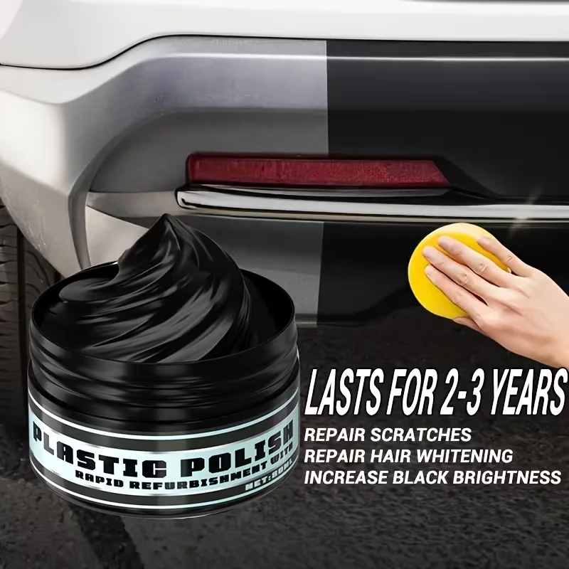 Plastic Refurbishing Agent, Automotive Refurbishing Agent, Interior Decoration and Maintenance Polish Wax, Long-Lasting Interio