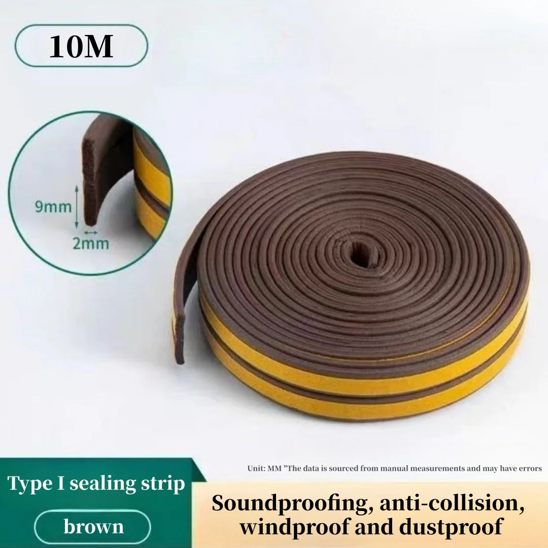33 foot door and window sealing strip，high-density foam tape，sound insulation material，insulation strip，door frame sealing strip