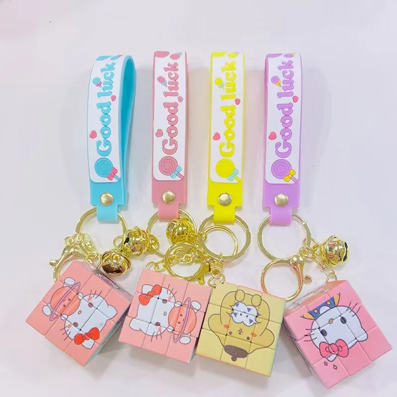 

Новинка 2023 года, брелок Sanrio, японский рюкзак Kawaii Kuromi, кулон, мультяшный Cinnamoroll Purin, детский подарок, подарок для пары