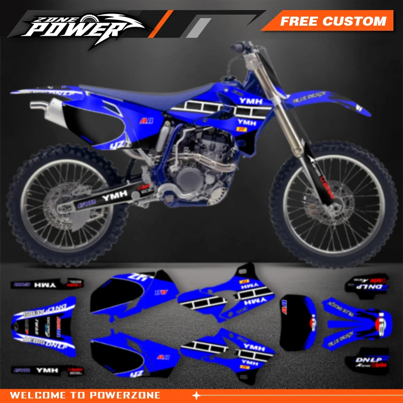 

Powerzone ForYZF Motocycle Graphics For YAMAHA YZ250F YZ450F 2003 2004 2005 Decal Sticker Kits for YZF 250 450 YZF 450 06