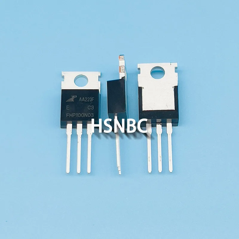 10Pcs/Lot FHP100N03 FHP100N03E 100N03 TO-220 30V 100A MOSFET N-Channel Power Transistor 100% New Original