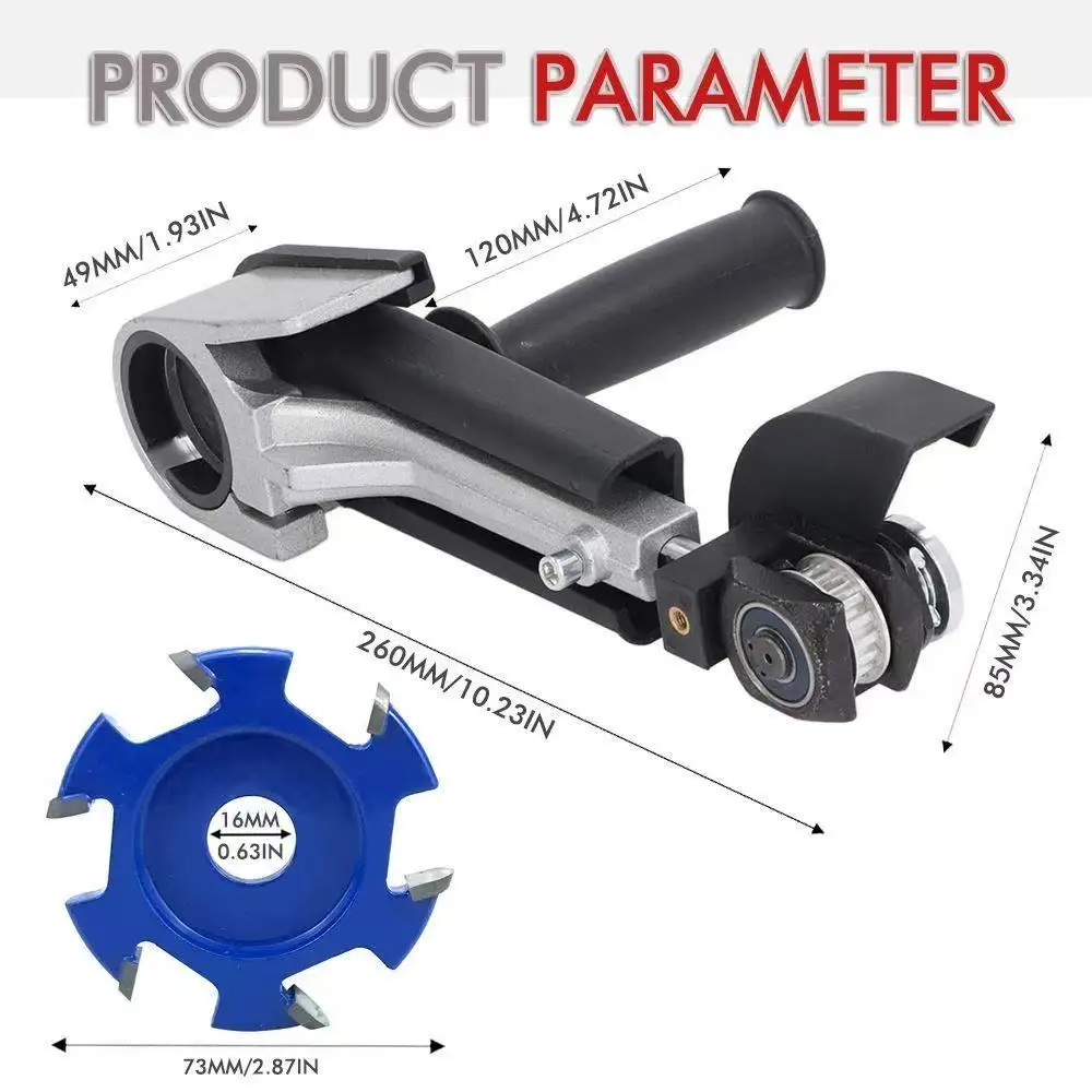 

Grinding Conversion Head Wide Application Easy Operation Durable ABS and Alloy Steel Angle Grinder Tool Portable for Sculpting