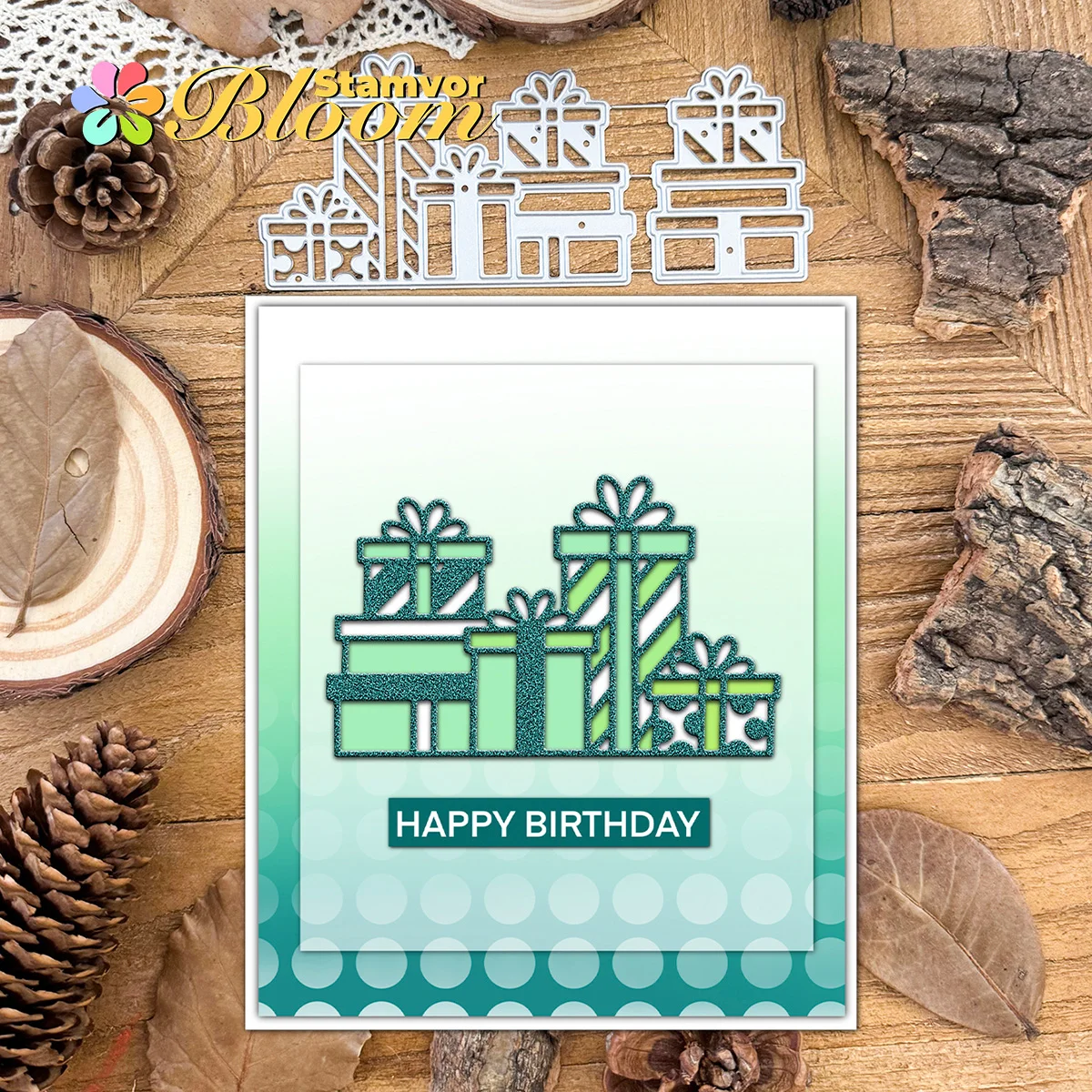 Original schöne Geschenke Boxen Stapel Metall Stanzformen Scrapbooking dekorative Prägung