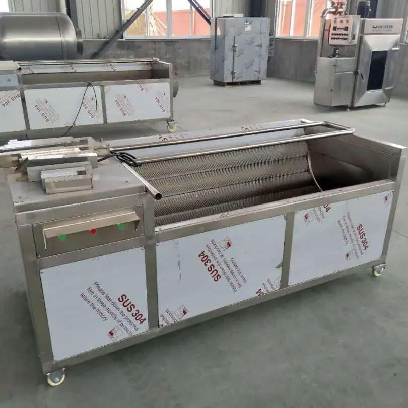 Commercial Automatic Electric Vegetable Washing Machine Peanut Washing Potato Roller