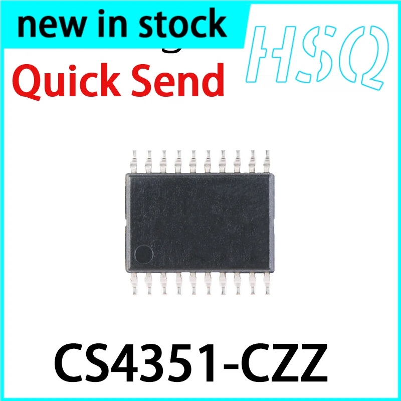 1PCS CS4351-CZZ CS4351 TSSOP-20 Encapsulated Stereo Audio 24-bit DAC Digital-to-analog Converter