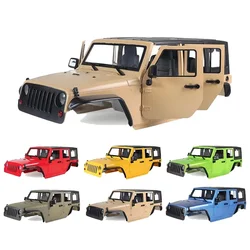 For 1/10  Axial SCX10 90046 Car Shell 313mm Wheelbase Wrangler Rubicon Body Kit For 1/10 RC Crawler Axial 90047 RGT