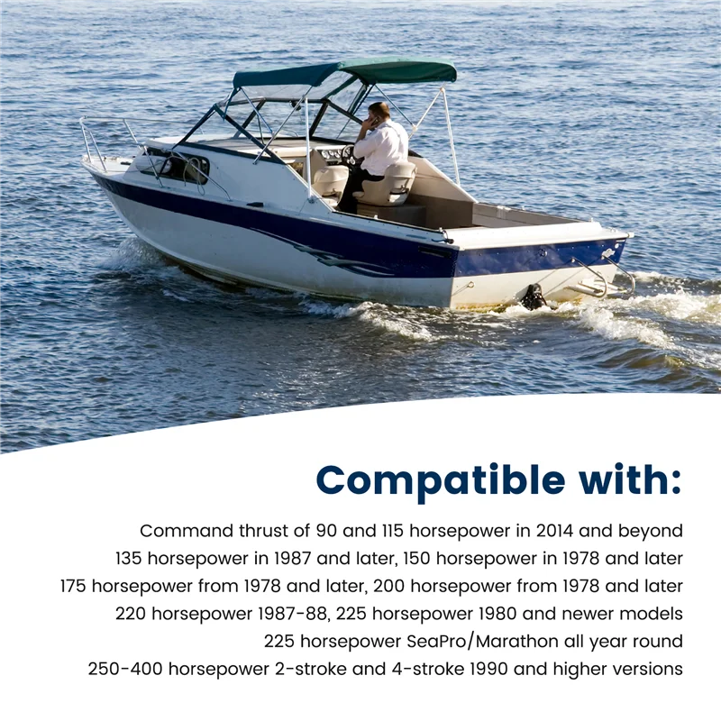 A80X-14 1/2X19 48-832830A45 مروحة القارب 15 سبلاين مناسبة للزئبق 130-300 HP RH