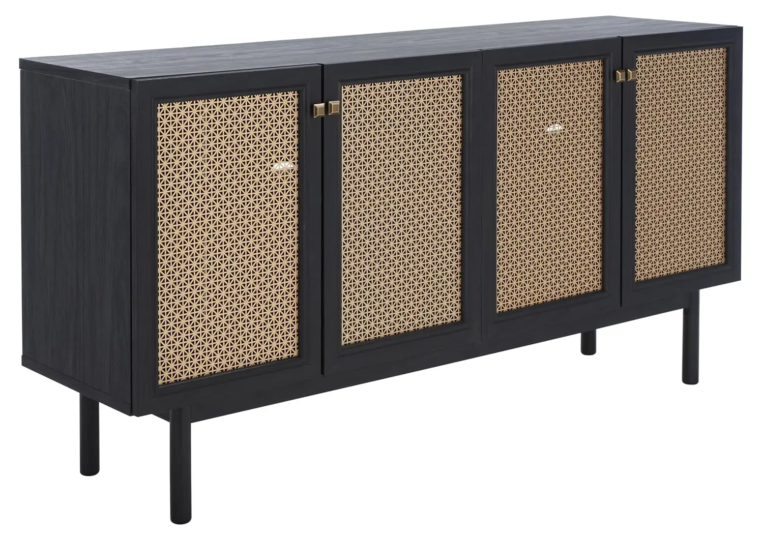 Black & Gold TV Stand for 70