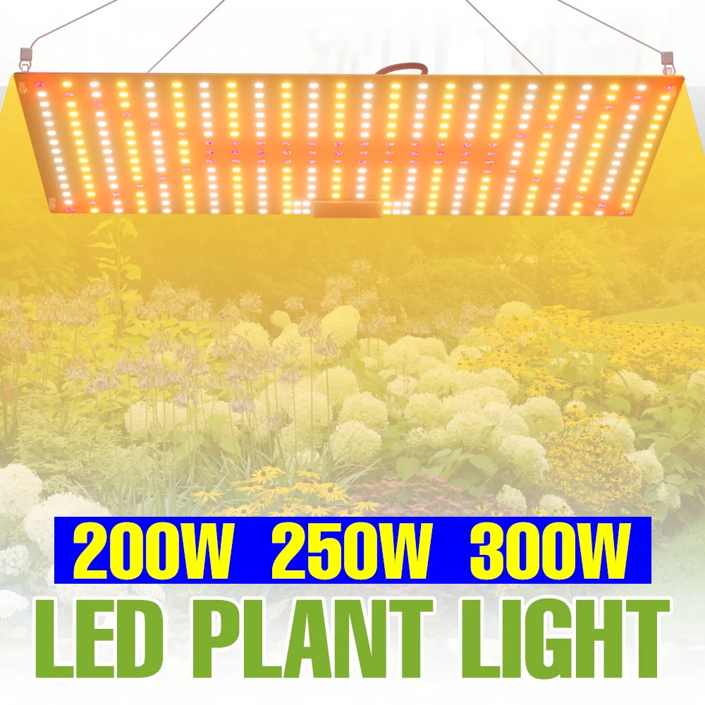

Светодиодная лампа для растений 300 Вт, полный спектр, для рассады, УФ/ИК, для теплиц, фруктов, суккулентов, гидропоники, дополнительное освещение