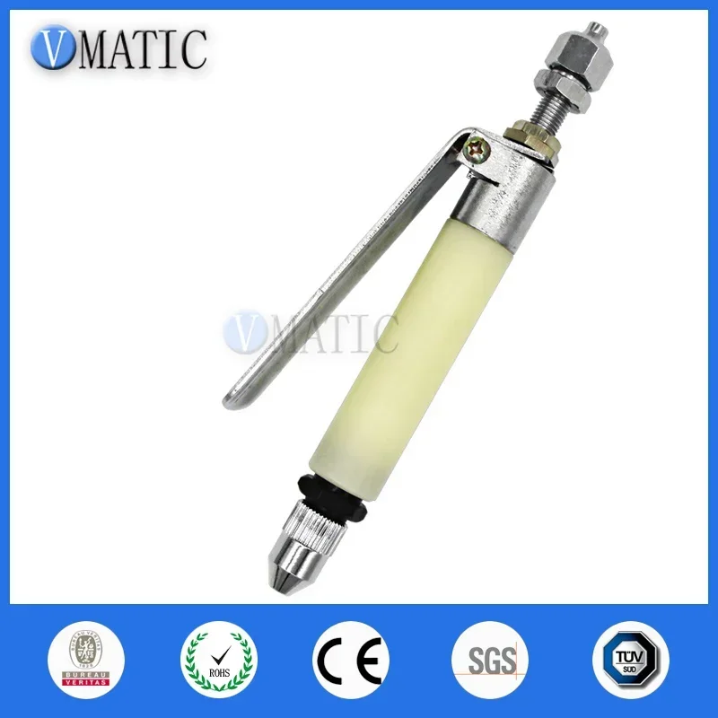 Free Shipping Small Manual Control Pneumatic Needle Off Small Flow Valve For Medium / Low Viscosity Liquid