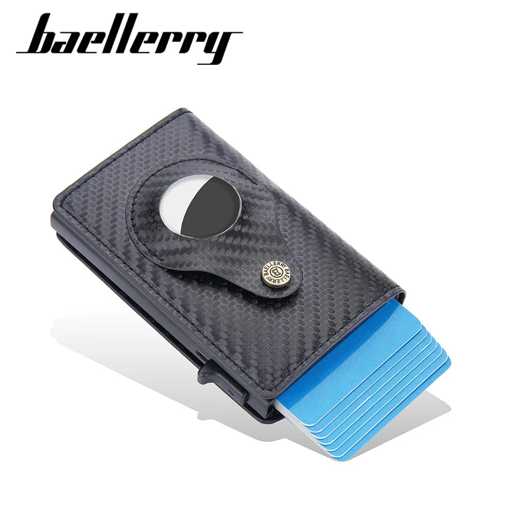 Baellerry RFID-blockierende Lederbrieftasche für Herren, Weihnachtsgeschenke mit mehreren Kartenfächern und Münzfach