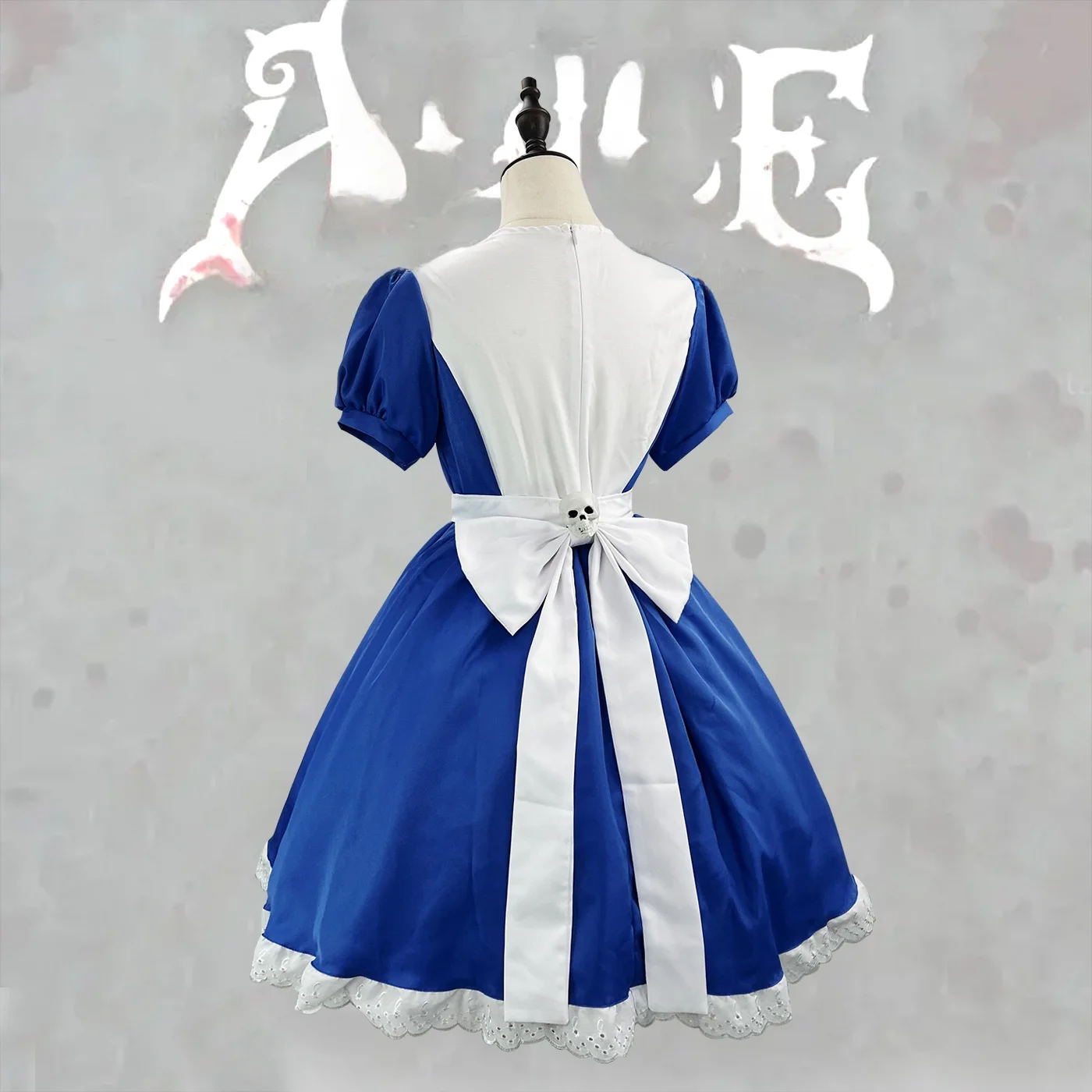 Alice Crazy Return Loween Orm Kostum Pembantu Pakaian Cosplay Lolita Sle Fem Pakaian Pelayan Musim Panas Produk Baru