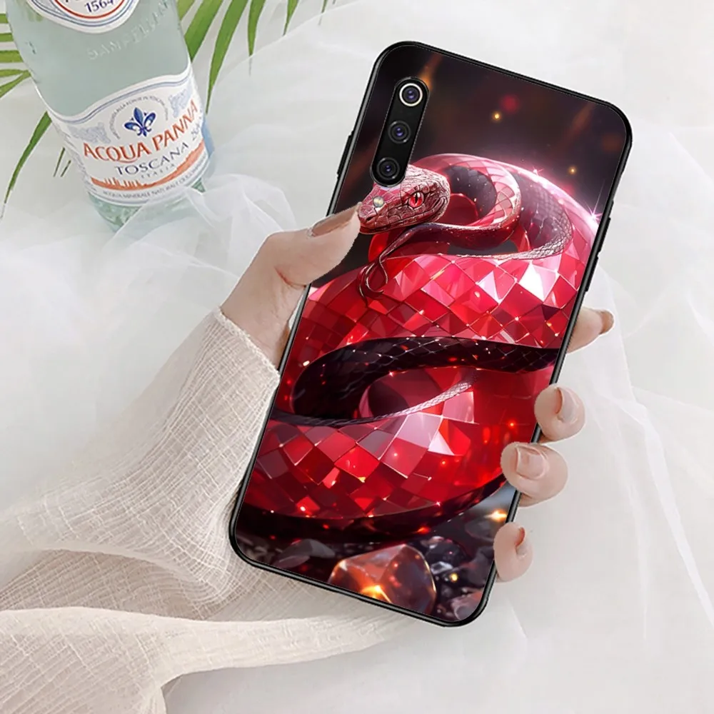 Gemstone Serpents Phone Case For Xiaomi Mi 5X 8 9 10 11 12 lite pro 10T PocoX3pro PocoM3 Note 10 pro lite