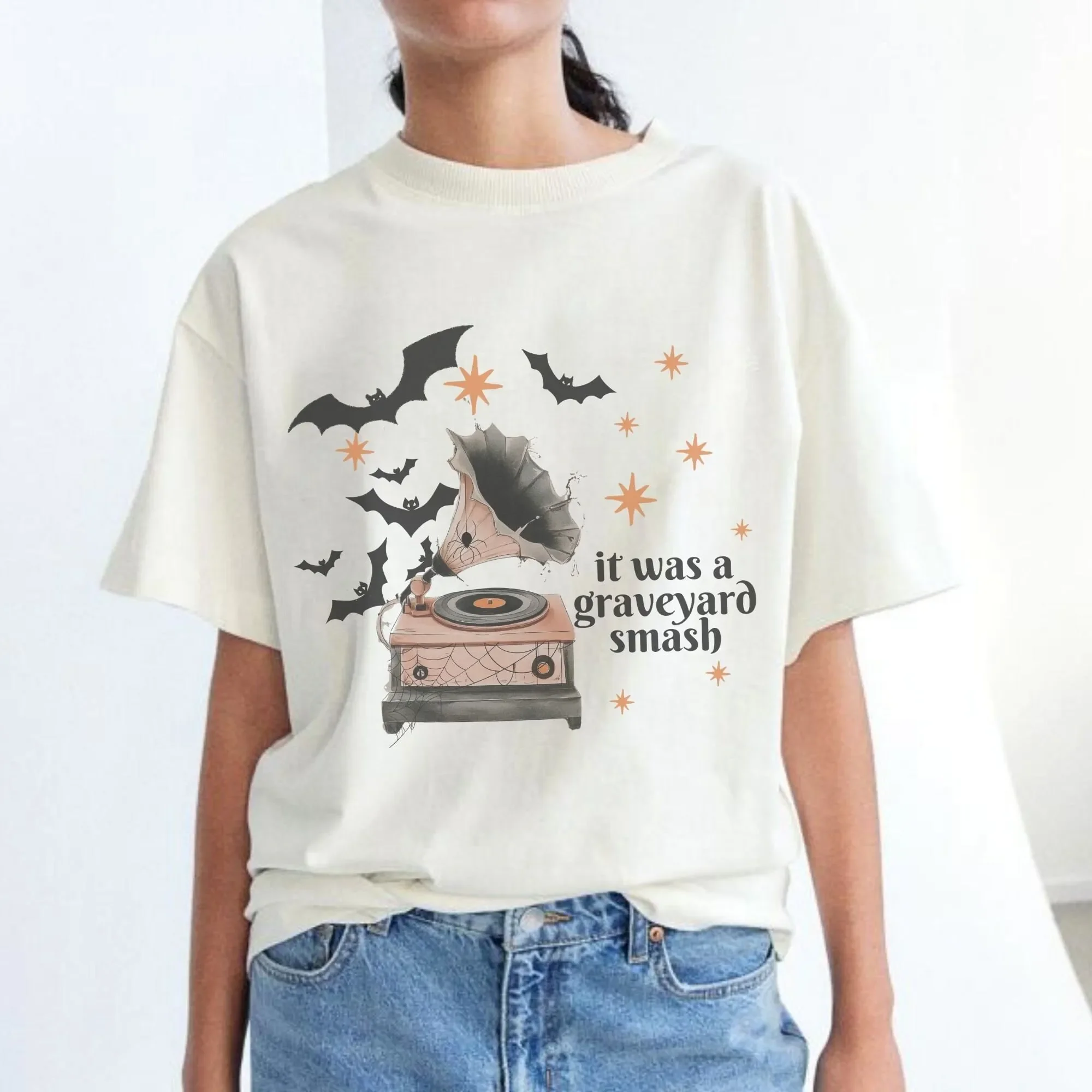 Graveyard Smash T Shirt Ghost Monster Mash