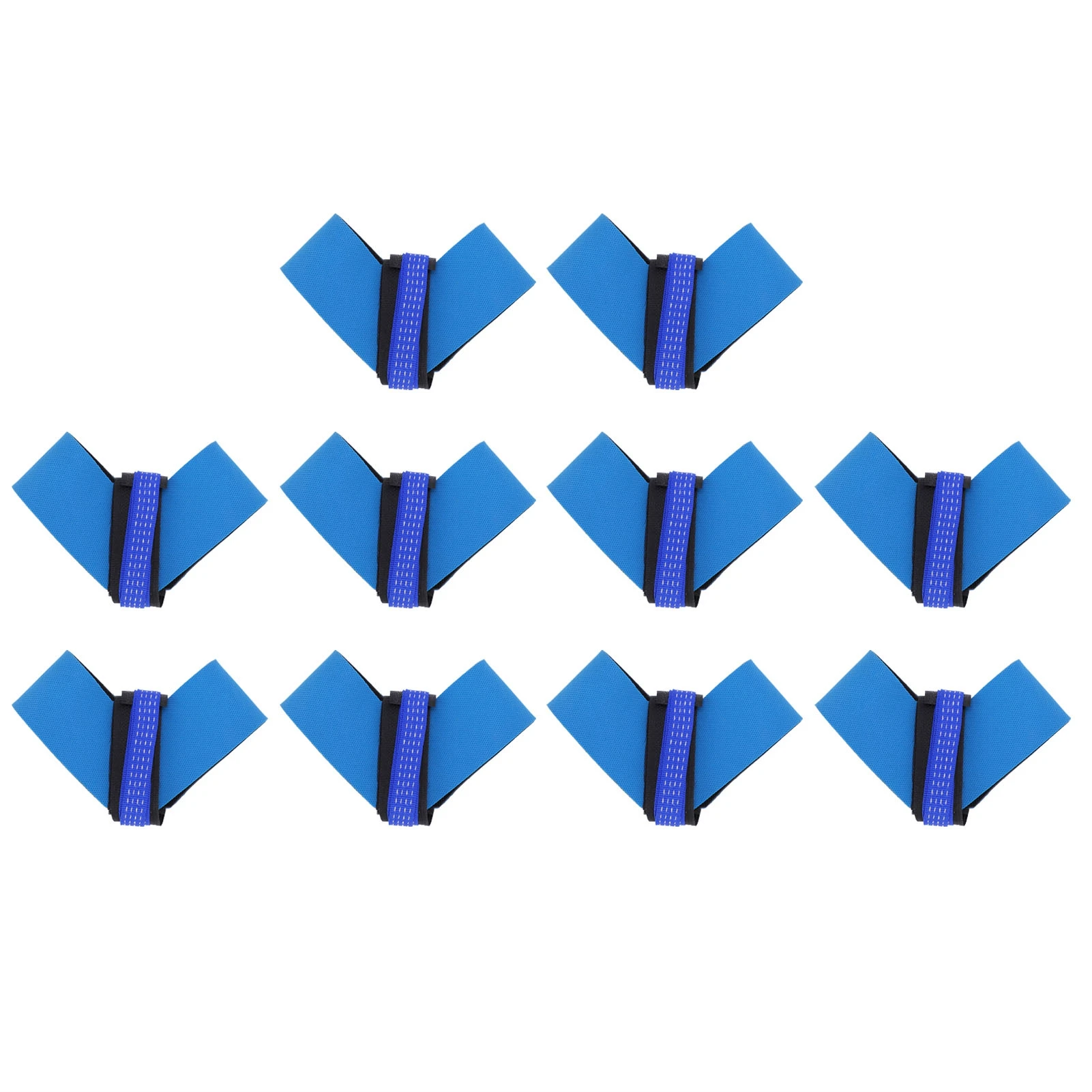 Correas Antiestáticas para Pies, 10 Piezas, Correas de Goma Sintética Azul, Accesorios de Taller JWD001