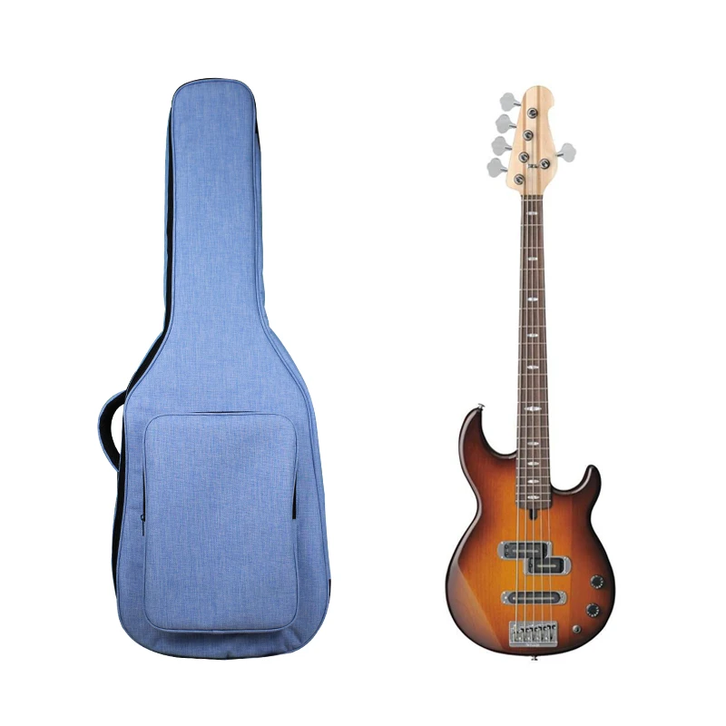 Elektrische Gitarre Tasche 900D Wasserdichte Oxford Stoff Elektrische Gitarre Rucksack 6/12MM Dicken Schwamm Doppel Strap Elektrische Gitarre fall