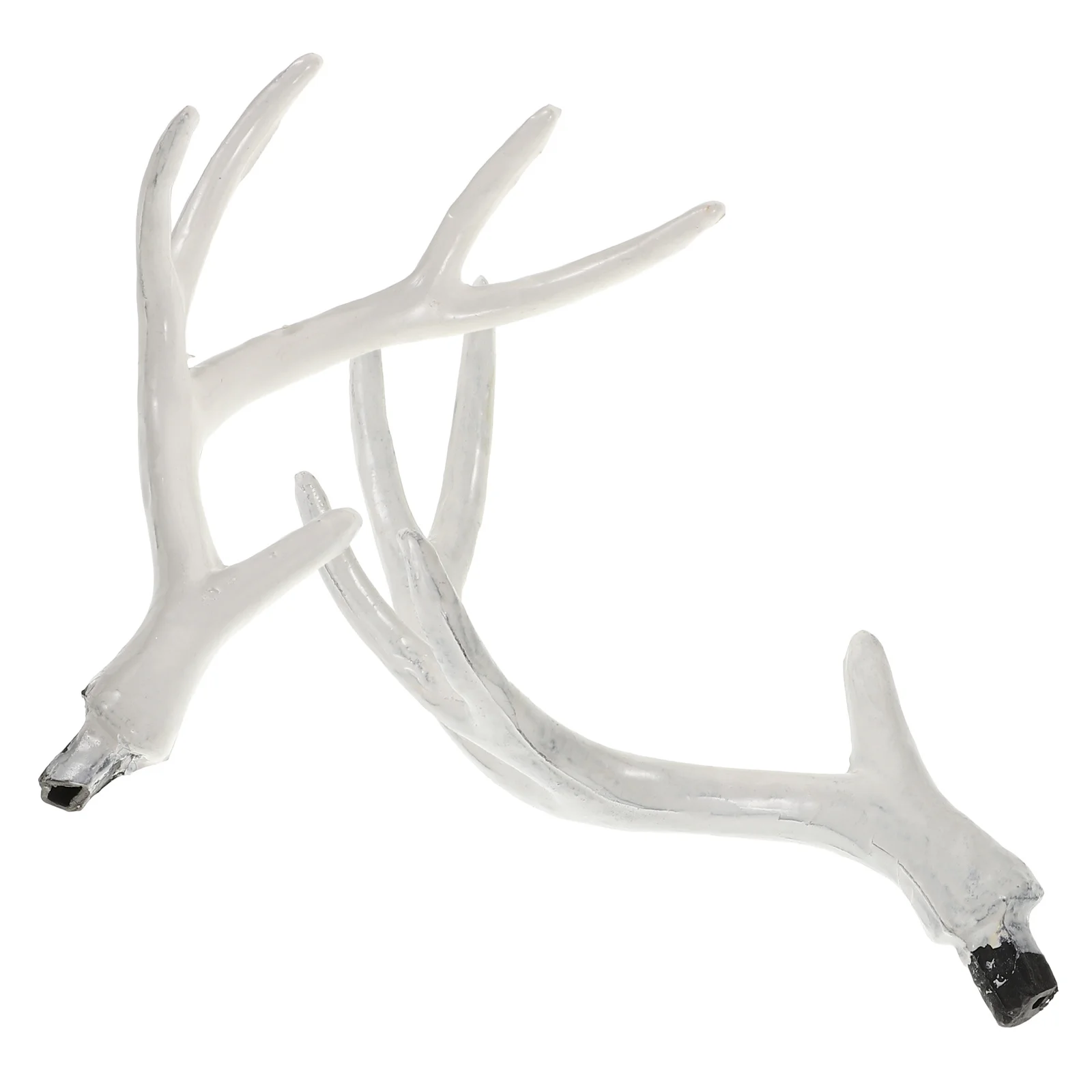 

1 Pair 17Cm Realistic Faux Deer Antlers For Crafts Halloween Christmas Cosplay Party Decor Plastic Horn Ornaments Mini Antler