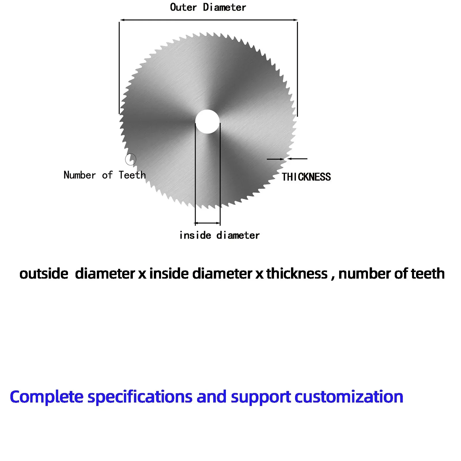 70/75/80/100mm TCT Circular Saw Blade 10/30pcs Milling Cutter Slotting Cutting Discs Metal Multitool Tools Tungsten Carbide 3\