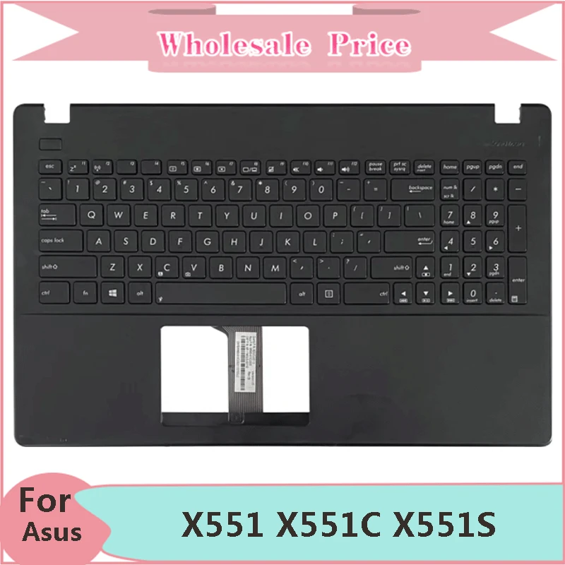 New Original US For Asus X551 X551C X551S X551CA X551M X551MA X551SL Laptop Keyboard Black with Palmrest Upper