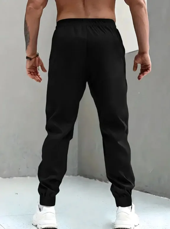 Neue, atmungsaktive Sport-Freizeithose, geeignet für Herren, ideal für Outdoor-Sportarten, Jogging, als Sportbekleidung, Streetwear oder als Sport-Sweatpants. – Detail 1