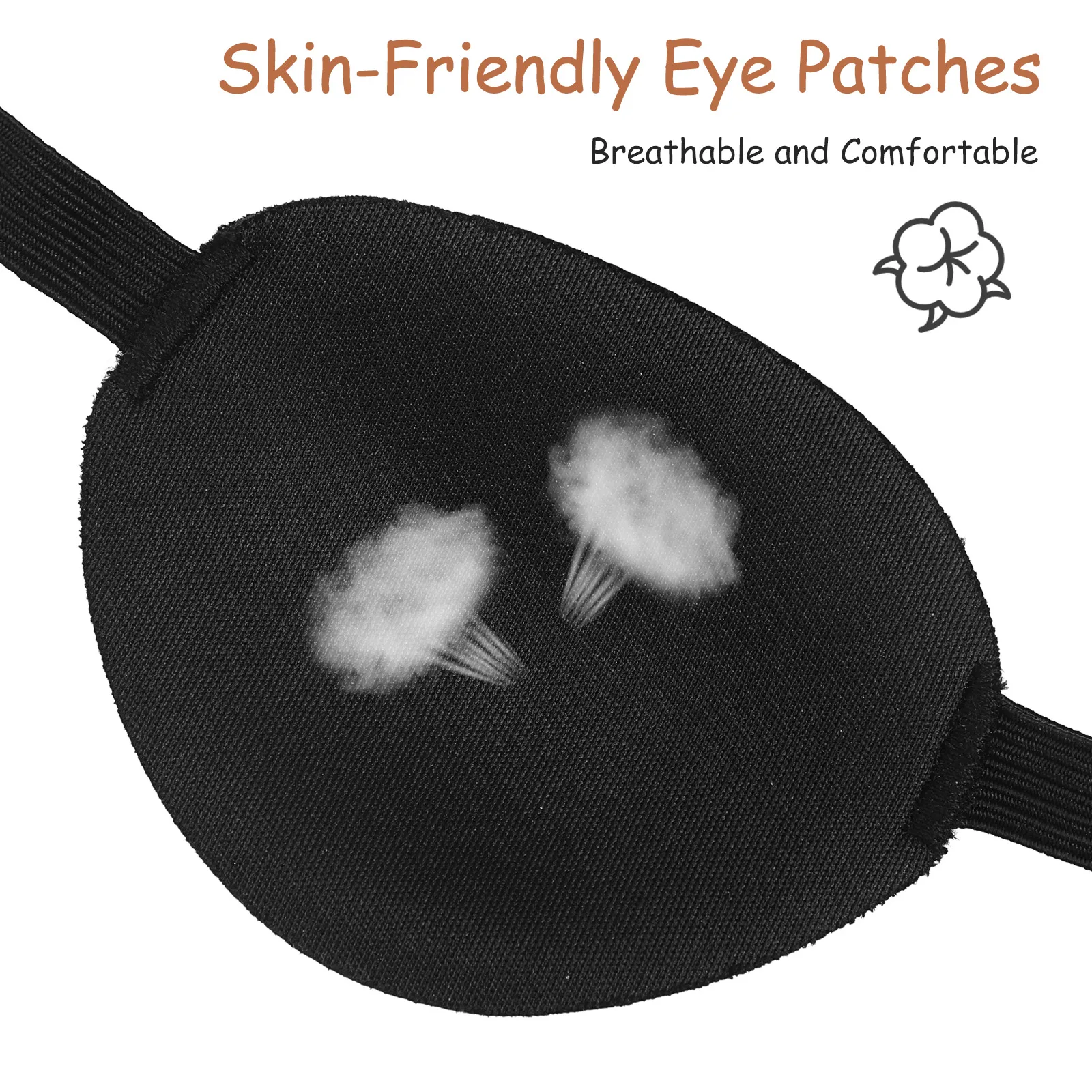 

Eye Mask Kids 75x61x05cm Black White EVA Lazy Eye Treatment Halloween Pirate Style Protective Eyepatch