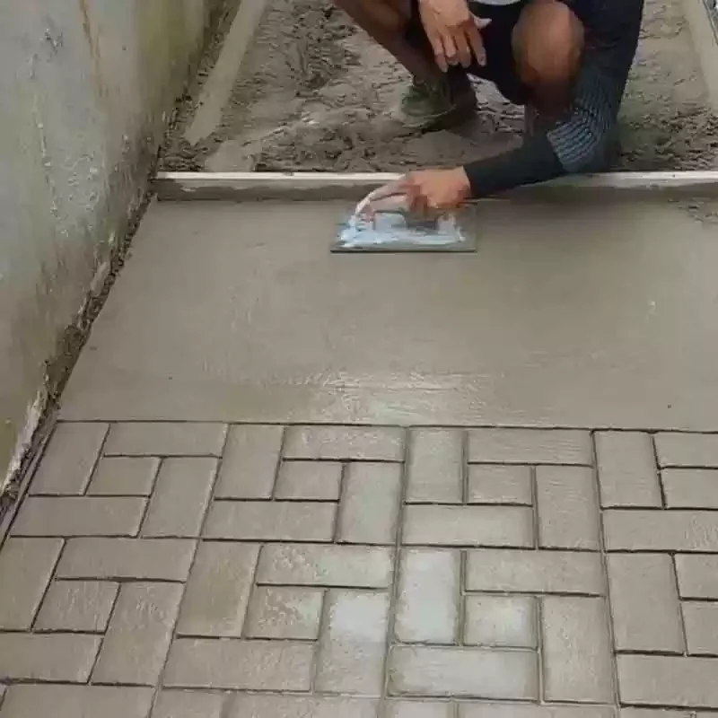 Heavy Duty Steel Cement Imprint Mold Vintage Pattern Concrete Floor Stamping Tool Anti-slip Surface For Garden Path Courtyard Pl