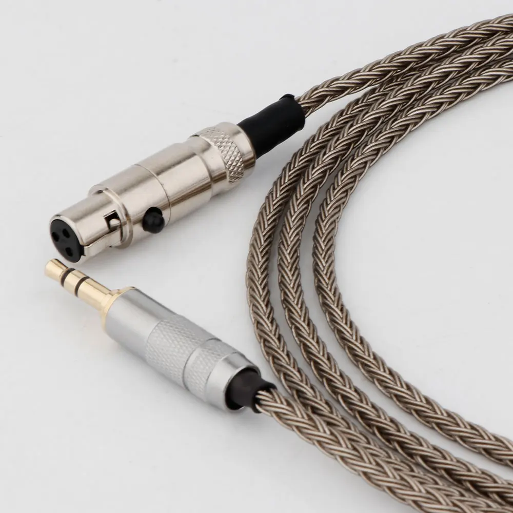 7N OCC HiFi Mini XLR to 3.5 mm Balanced Earphone Cable Mini XLR Male to 3.5mm jack for Q701 K240s K271 K702 K141 K171 K712