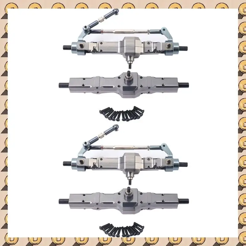 

A003 2X Metal Front & Rear Bridge Axle Gear Box For WPL C14 C24 C34 C44 B14 B24 1/16 RC Truck Car Upgrade Parts Accessories