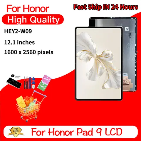 12.1" inch For Honor Pad9 Display For Honor Pad 9 HEY2-W09 HEY2-AL09 LCD Display Touch Screen Digitizer Replacement Parts