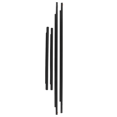 Imagen 2 del producto Moldura de ventana de puerta de coche, cinturón de sellado exterior de ventana delantera y trasera, burlete de repuesto para Toyota FJ Cruiser 2007-2014